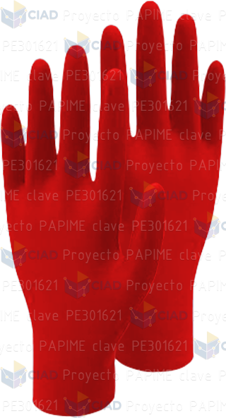 Guantes rojos